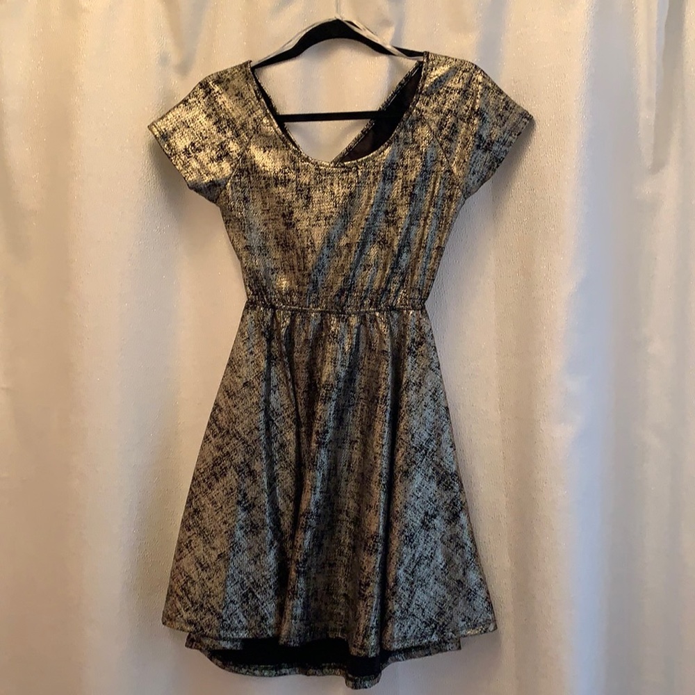 Gold/Metallic Dress